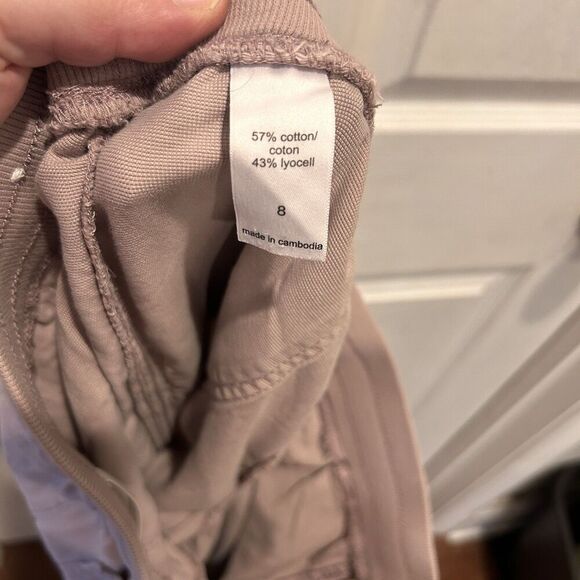 Maurices Weekender Dusty Blush Purple Crop Lyocell Ankle Pants Joggers Size 8 - Picture 12 of 12